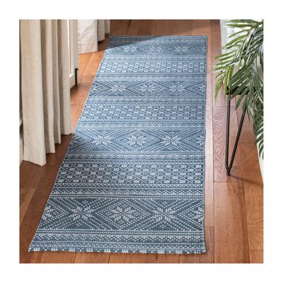 Tapis en coton tissé à la main Reuben