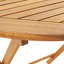 4 - Person Acacia Wood Patio Dining Set with Round Table-183688553