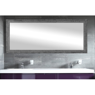 Solid Wood Flat Wall Mirror