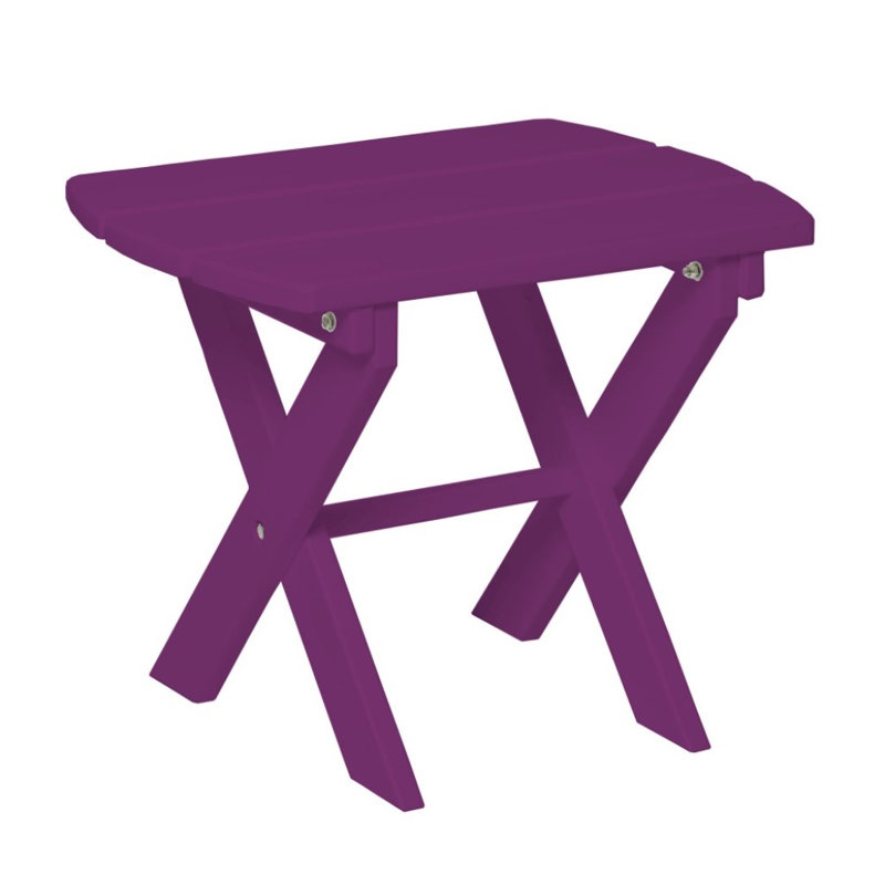 Table d'appoint pliante Castilly, Mauve vif