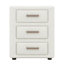 Ensemble de chambre à coucher 3 pièces avec lit plateforme et deux tables de chevet à trois tiroirs, cadre de lit tapissier avec tête de lit capitonnée à canal vertical-1002123975-1002123977
