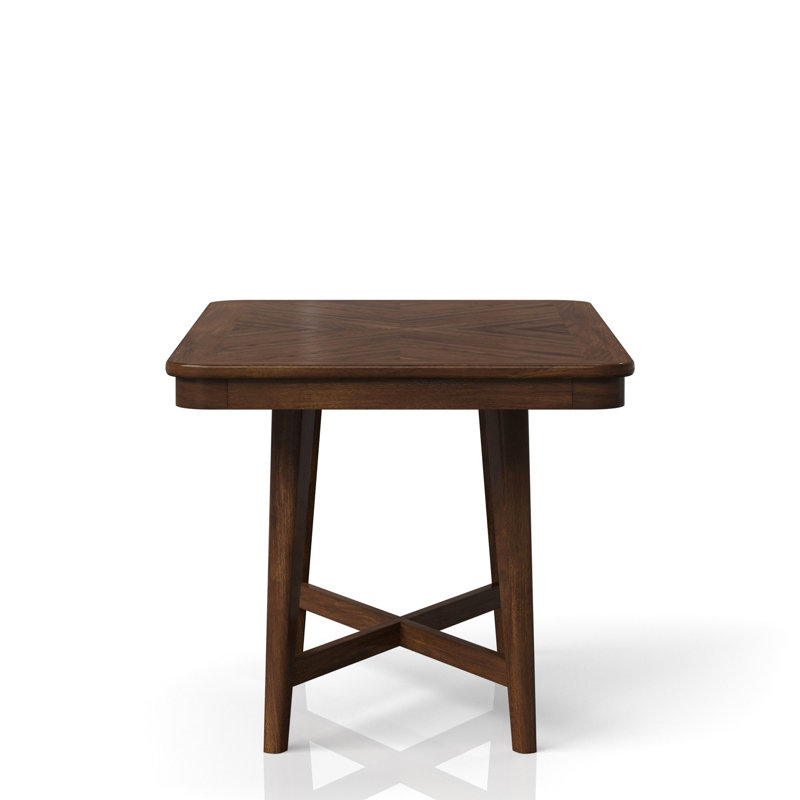 Table de salle à manger moderne en merisier, 137 x 86 cm, bois massif, fini compact, style moderne.