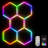 Hexagon RGB LED Wall Light Panels with Remote and App Control