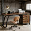 Bureau extensif, bureau d'ordinateur, bureau d'écriture élégant