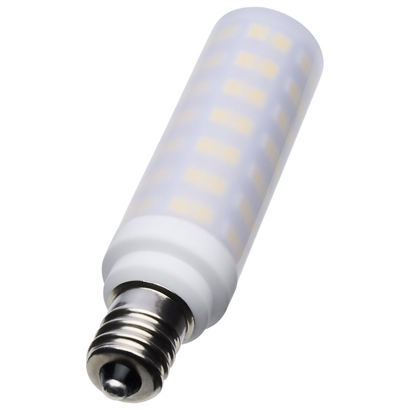 6,5 watts T6 DEL - finition givrée - base E12 - 120 volts, 5000