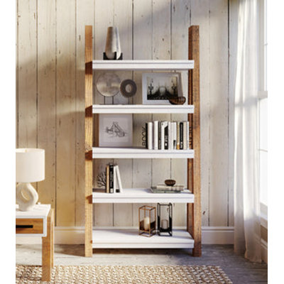 Kintla 180cm H x 90cm W Solid Wood Bookcase