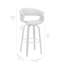 Tabouret de bar avec accoudoirs et dossier ouvert en similicuir Chagnon-63322134-63322140-63322136