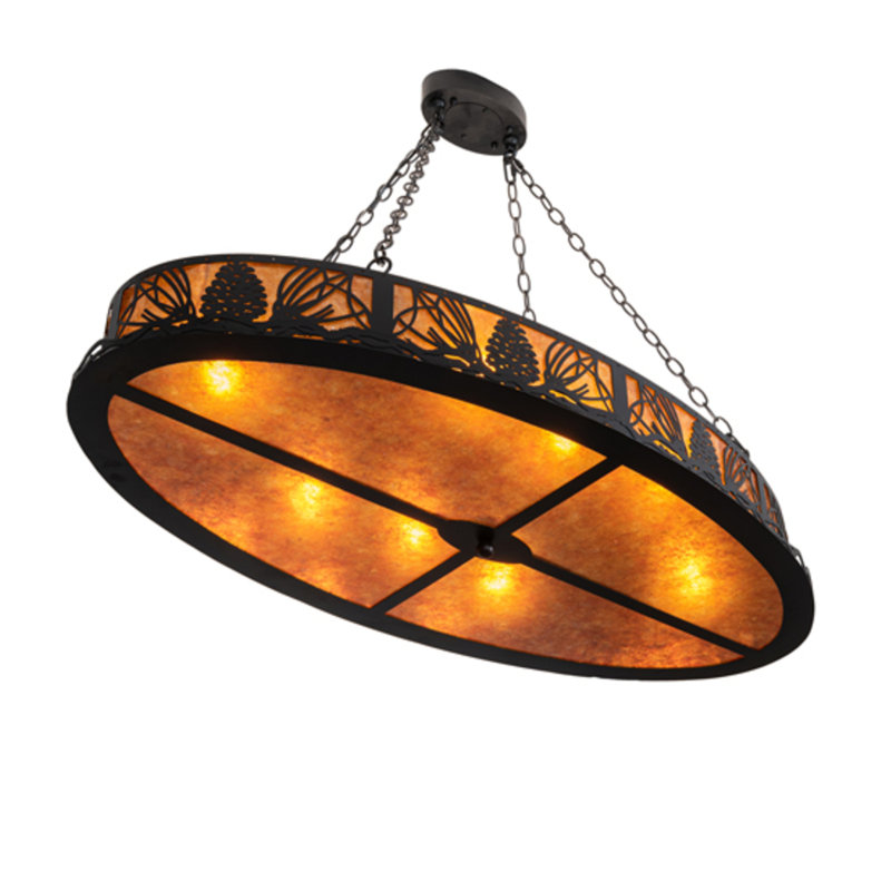 Pinecone 8 - Light Chandelier