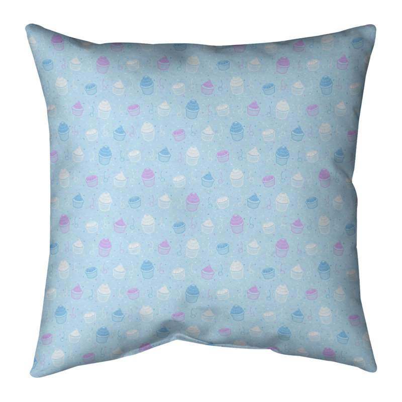 Lin Katelyn Elizabeth, H 26 po x l 26 po, Pas de bourre, Mauve clair / blanc