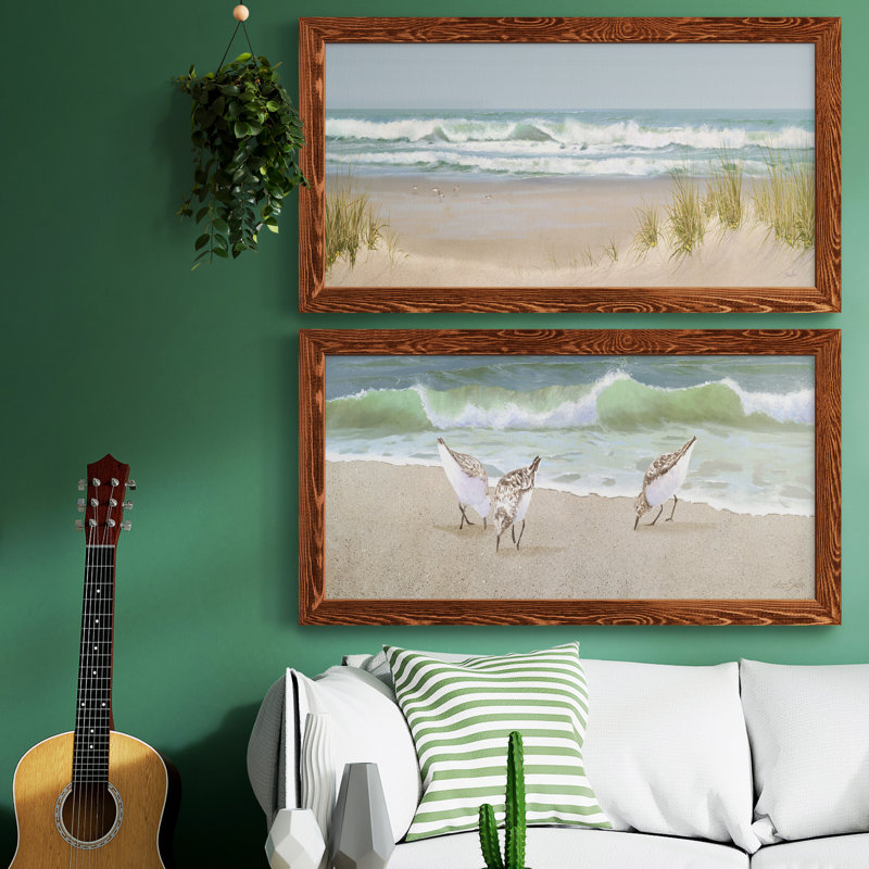 Joyaux de surf - ensemble de 2 reproductions d'art sur toiles, Érable