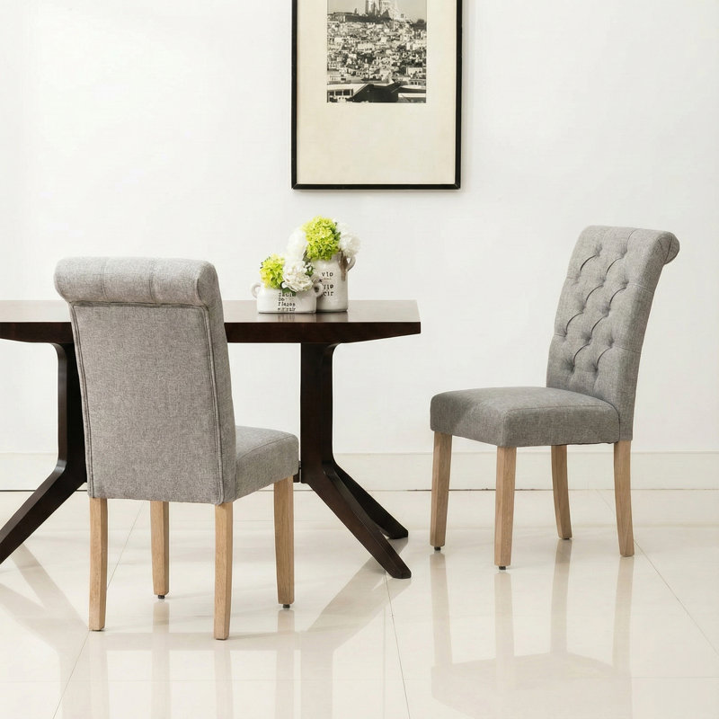 Chaise d'appoint Monarda, Gris clair