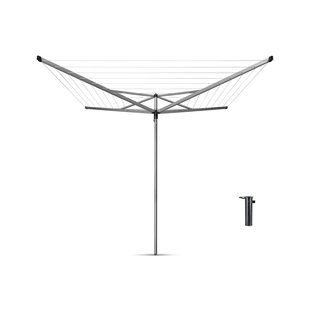 Brabantia Essential Rotary Clothes Line with Ground Tube