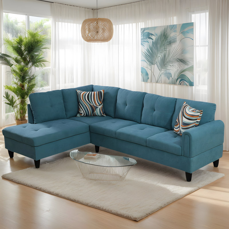 Canapé en L pour 5 personnes - Design confortable, élégant et durable