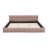 King Size  Upholstered Bed Frame With Thick Fabric, Chenille Fabric Grounded Queen Size Platform Bed With Headboard And Solid Frame. No Box Spring Needed-Pink-710850584-710850585