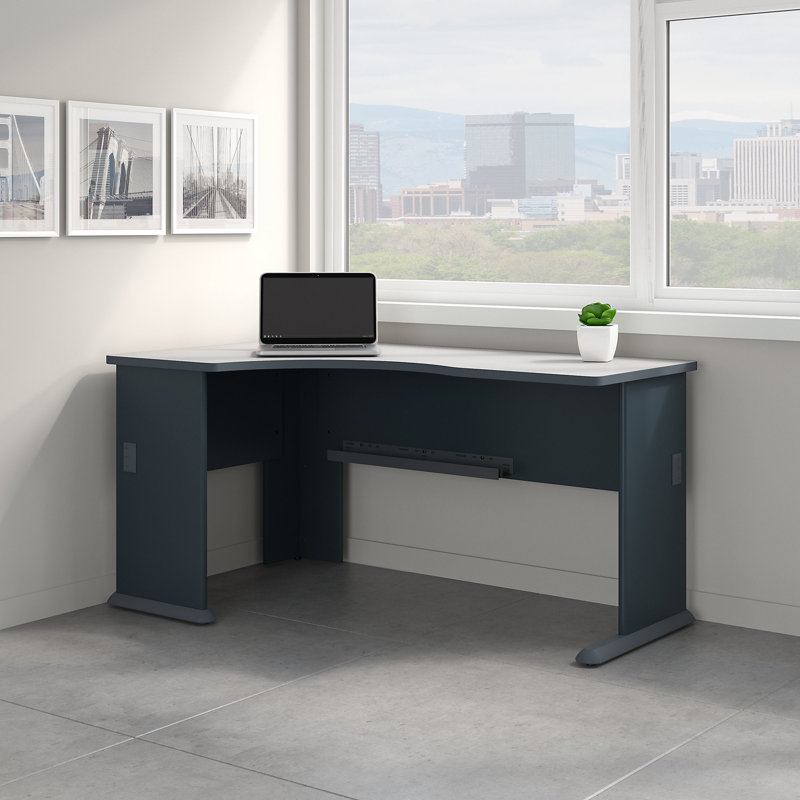Bureau en coin Series A, Ardoise, Gauche