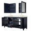 Meuble-lavabo double 72 po avec plateau en quartz et miroir Daria-100481646-100481649-100501937
