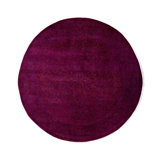 Overdyed One-of-a-Kind 6' 1" X 6' 1" Hand Knotted Area Rug