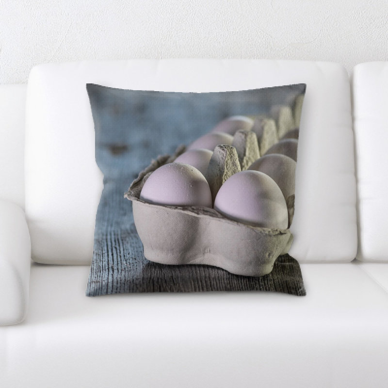 Coussin décoratif œufs