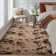 Kalindi Faux Fur Abstract Indoor Rug