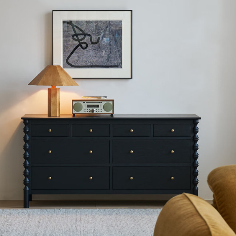 Buffet de jeu d'échecs tendance, Noir