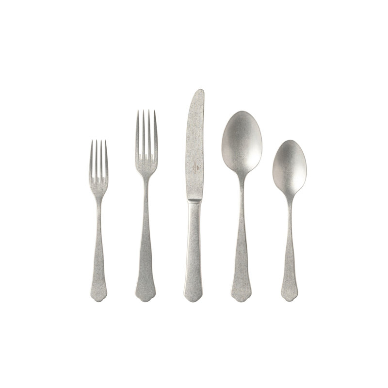 Costa Nova Prado Stainless Steel (18/10) Flatware Set, Silver