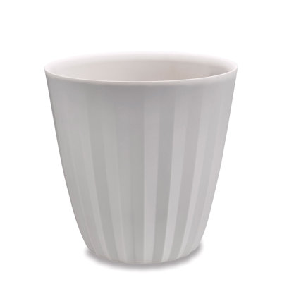 Crescent Garden Pleat Modern Round Pot Planter