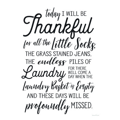 " Laundry Blessings I "