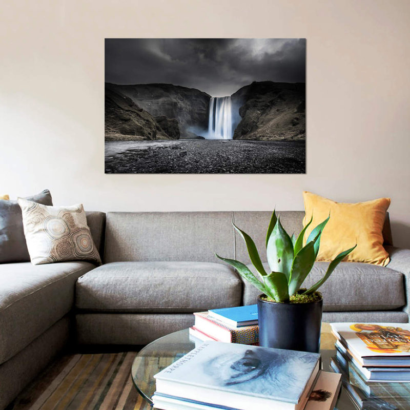 «Island», impression sur toile, H 18 po x l 26 po x P 1,5 po, Toile tendue, Pas de tapis