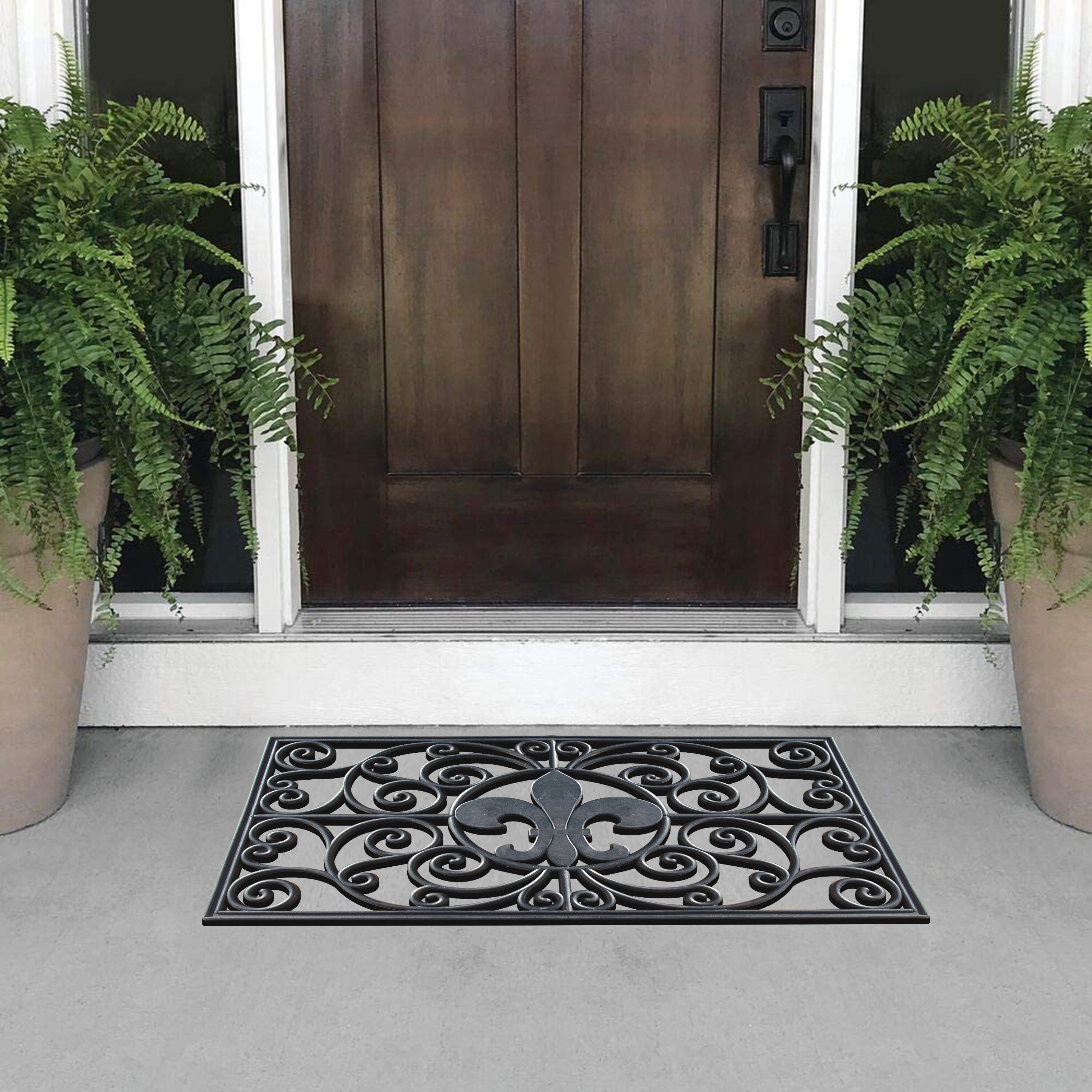 Tree of Life Double Door Mat Non Slip Patio Doormat Welcome Front