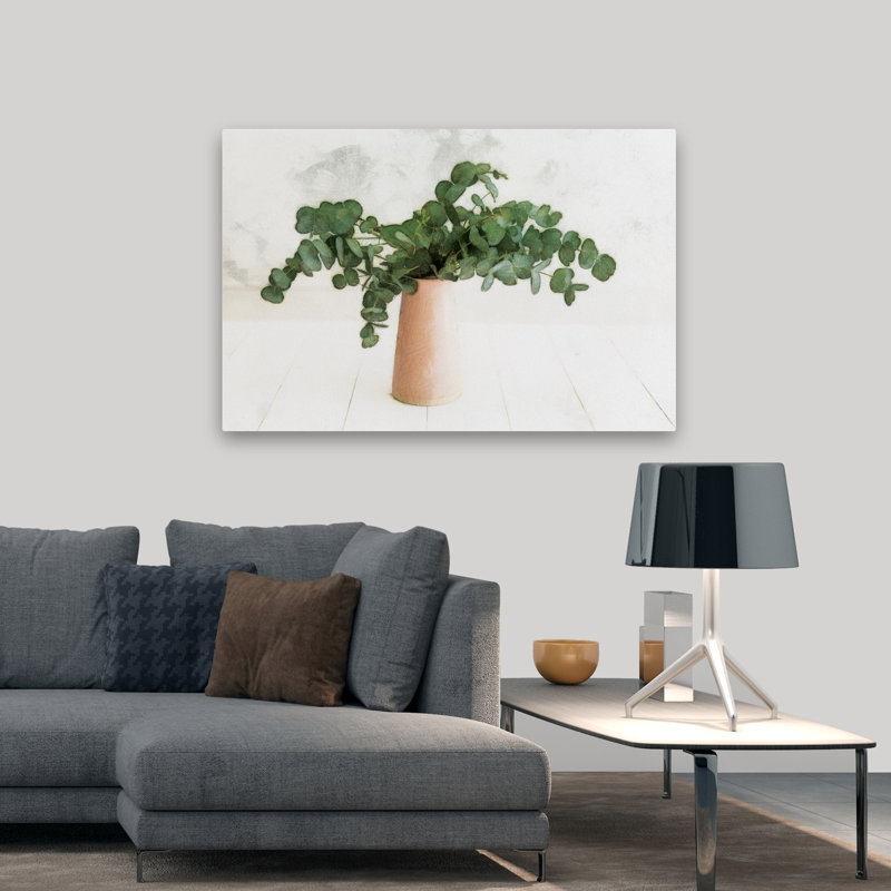 Eucalyptus, nature morte, H 48 po x l 32 po