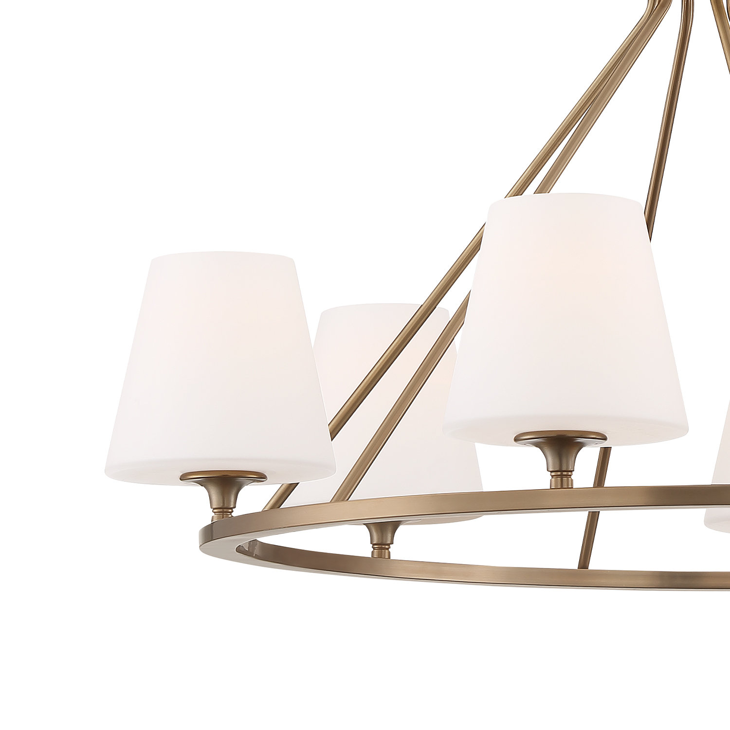 Lane 6 - Light Dimmable Chandelier, Gold