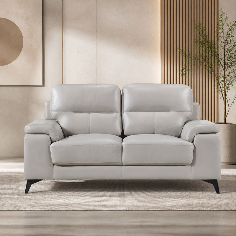 Luxueux ensemble de canapés en cuir 3 pièces