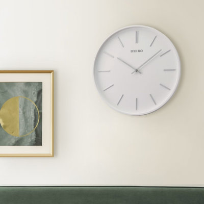 QXA765WLH Wall Clock, White