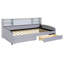 Lit plateforme simple tapissier avec rangement et tiroirs-2093307202