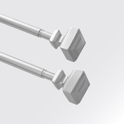 Ensemble de tringle à rideaux réglable 2 pièces 48 à 84 po Brookstone