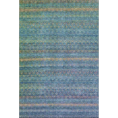 Premium Machine Washable Mayfield AMF2106 Striped Rug