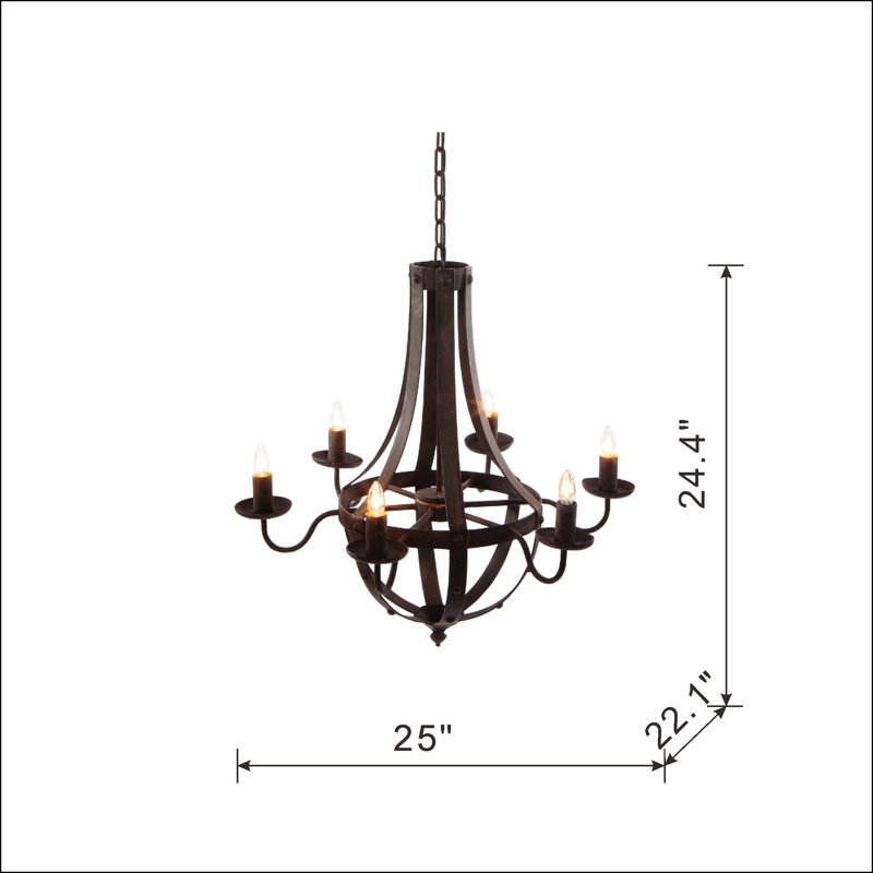 6 - Light Empire Chandelier