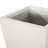 Outdoor Magnesium Oxide Planter In Tapered Form - 12.83L X 12.83W 33.14H, Matte White, Add Style To Your Backyard, No Assembly 12.83In L W 33.14In H, Elevate Patio Decor,-581327913