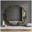 Wavy Round Solid Wood Frame Decorative Mirror-475731966-475731964