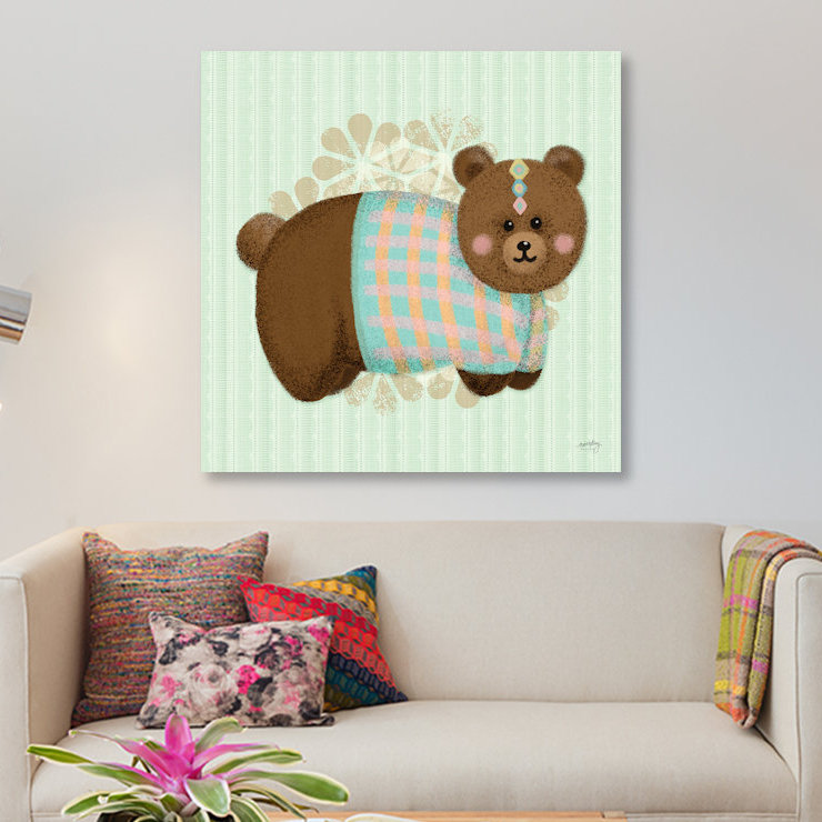 « superficies de bébés i », impression sur toile tendue, H 48 po x l 48 po x P 1,5 po, Toile tendue, Pas de tapis