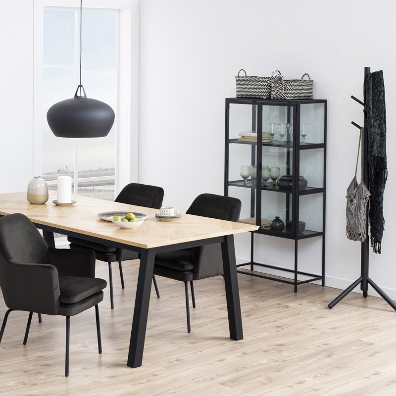 Aeddan Display Cabinet, Black