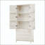 Armoire de cuisine 70 pouces avec 2 tablettes, 6 compartiments de porte et 3 tiroirs pour un rangement organisé et un design élégant-1258912679