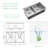 Undermount Workstation Kitchen Sink Double Bowl Kitchen Sink-87111401
