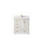 Boston 36 po X P 22 po Meuble-lavabo central en albâtre Quartz-109326806