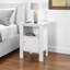 Table de chevet blanche Rachel