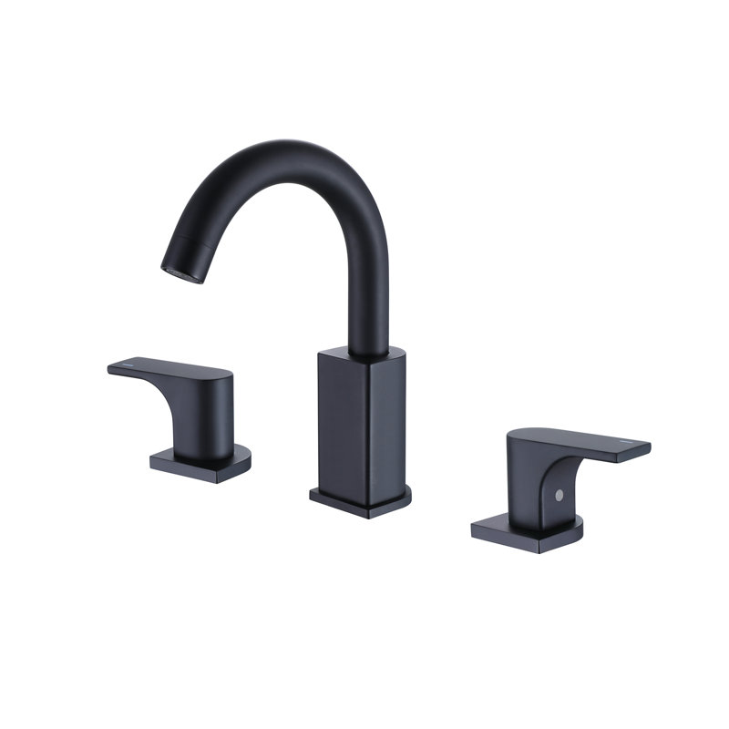 8" Solid Brass Widespread Bathroom Sink Faucet