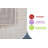Step Collection High-Low Striped Cream Indoor Area Rug, 7'9''X10', Modern, Contemporary, Geometric, Bohemian, Bedroom, Kitchen, Living Room, Non Shedding Carpet-515677521