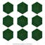 Viva Hex Antic Handmade 6" x 7" Ceramic Tile-522793262