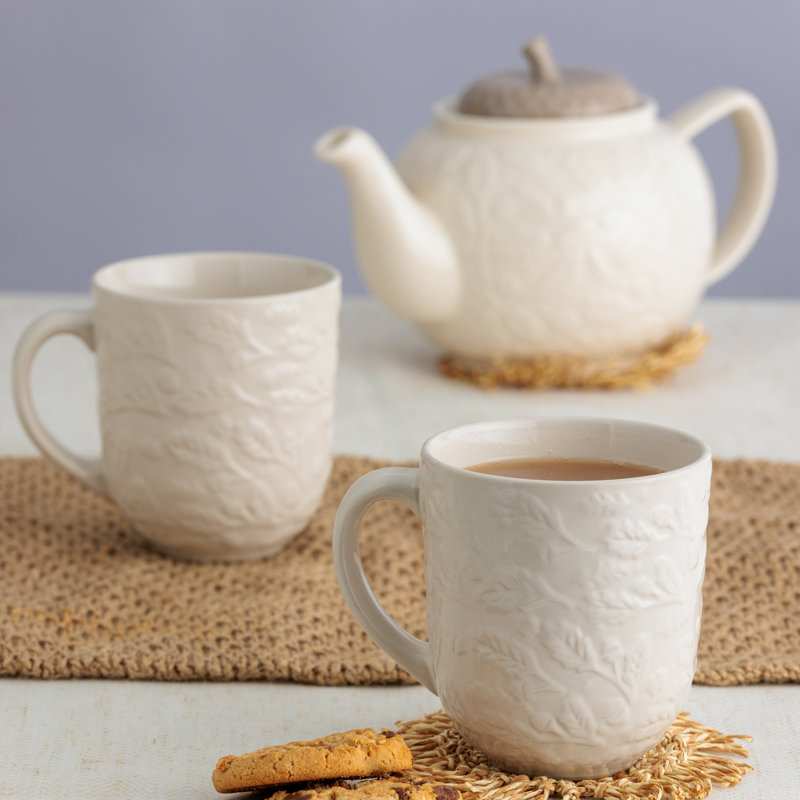 3 Piece Set - Teapot & Two Mugs