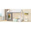 Magnifique lit simple avec toit et fenêtre-925050735